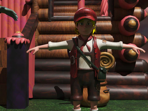 Hansel Gretel 3D Model