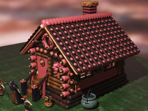 Hansel Gretel 3D Model