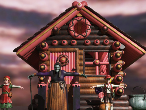 Hansel Gretel 3D मॉडल