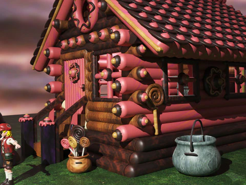 Hansel Gretel 3D Model