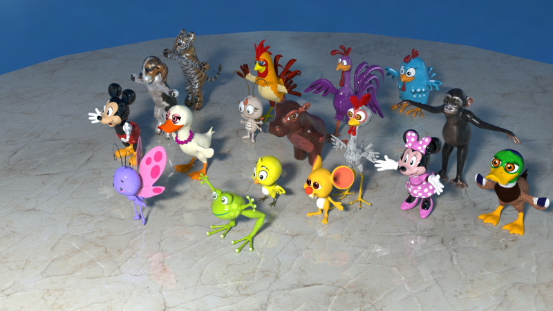 Baby Animals Pack 17 Modèle 3D .c4d .max .obj .3ds .fbx .stl .blend