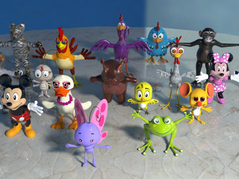 Baby Animals Pack 17 Modèle 3D