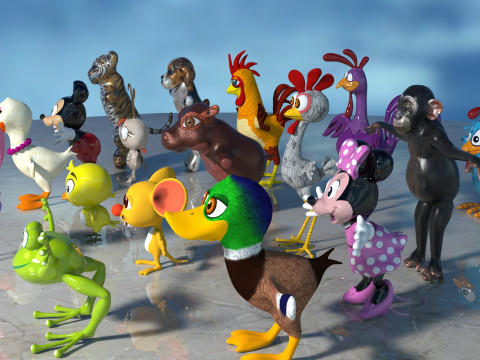 Baby Animals Pack 17 Modèle 3D