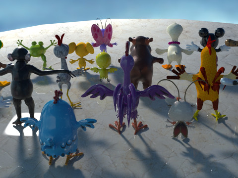 Baby Animals Pack 17 Modèle 3D