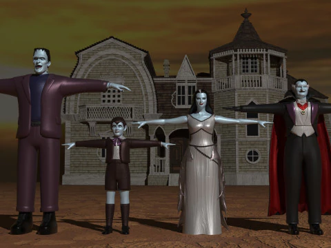 The Munsters 3D Model