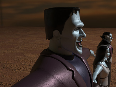 The Munsters Model 3D