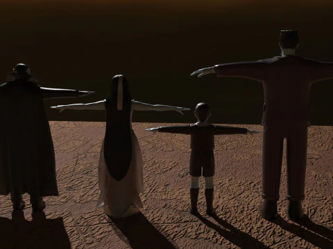 The Munsters 3D Model