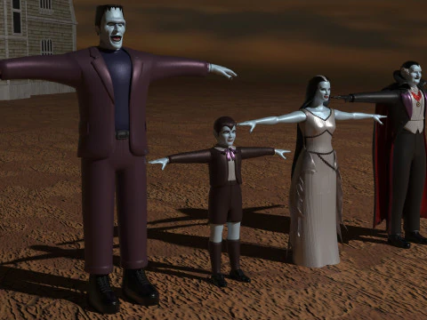The Munsters 3D Model