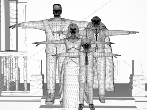The Munsters Model 3D