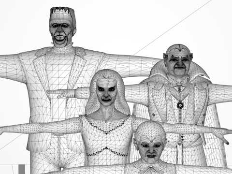 The Munsters Model 3D