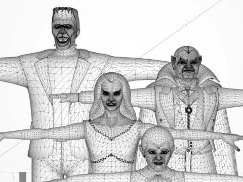 The Munsters 3D Model