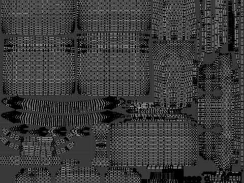 Orange Ostrich Leather Luxury Handbag 3D Model