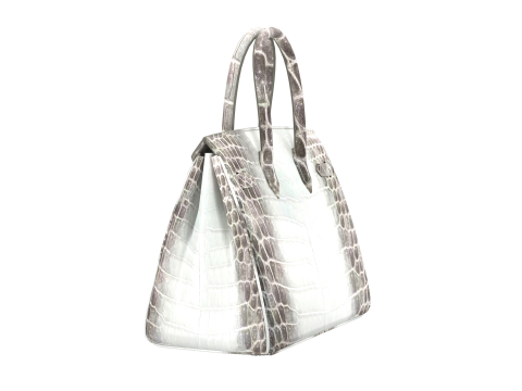 Albino Crocodile Tote Bag 30 Handbag Model 3D
