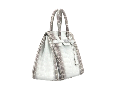 Albino Crocodile Tote Bag 30 Handbag Model 3D