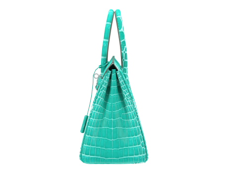 Jade Crocodile Tote Bag 30 Handbag 3D 模型