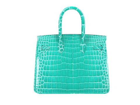Jade Crocodile Tote Bag 30 Handbag 3D 模型
