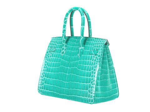 Jade Crocodile Tote Bag 30 Handbag 3D 模型