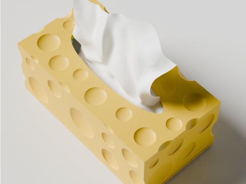 Cheese tissue box 3D Друк