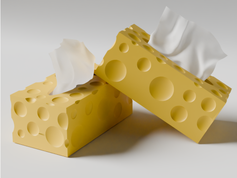 Cheese tissue box 3D Друк