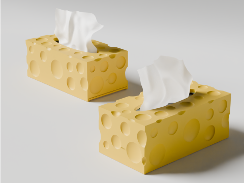 Cheese tissue box 3D Друк