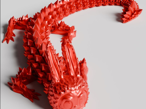 Labubu Dragon Plush Toy - Adorable Gift for Kids and Collectors 3D Baskı Modeli