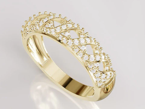Dise&ntilde;o de anillo imprimible en 3D Modelo 3D