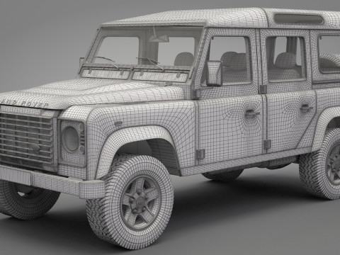 Land Rover Defender 110 Model 3D