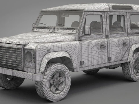 Land Rover Defender 110 3D Model
