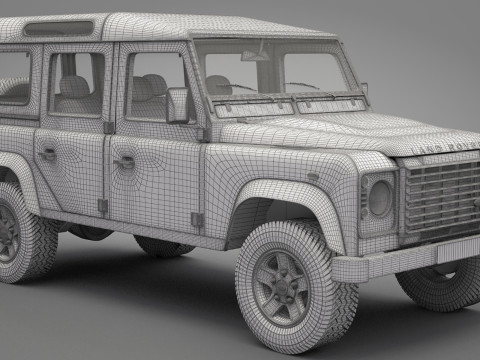 Land Rover Defender 110 Model 3D