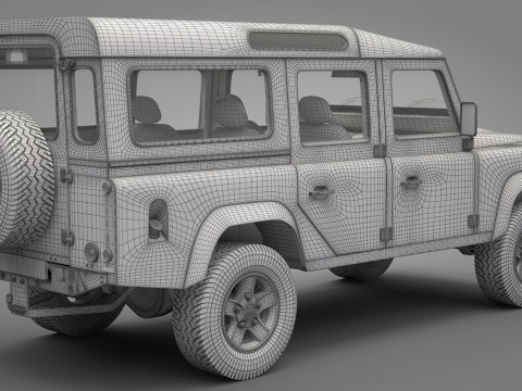 Land Rover Defender 110 Model 3D