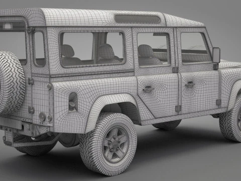 Land Rover Defender 110 3D Model