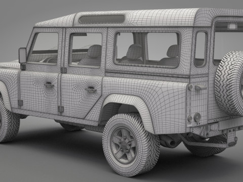 Land Rover Defender 110 Model 3D