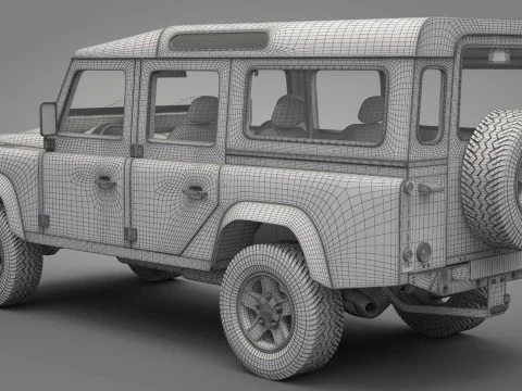 Land Rover Defender 110 3D Model