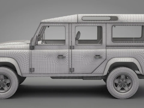 Land Rover Defender 110 3D Model