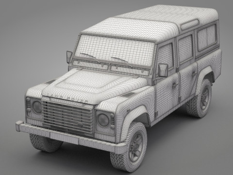 Land Rover Defender 110 Model 3D