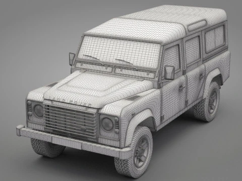 Land Rover Defender 110 3D Model