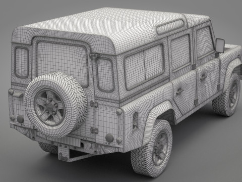 Land Rover Defender 110 Model 3D