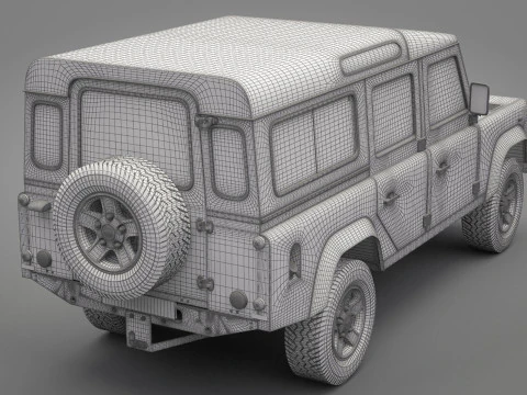 Land Rover Defender 110 3D Model