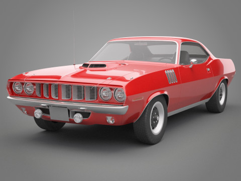 Generic Old Car 01 3D Model