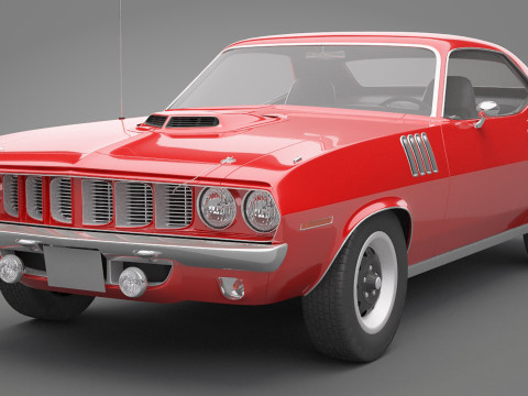 Generic Old Car 01 3D Model