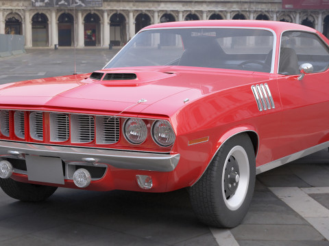 Generic Old Car 01 3D Model