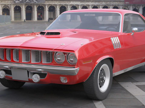 Generic Old Car 01 3D Model