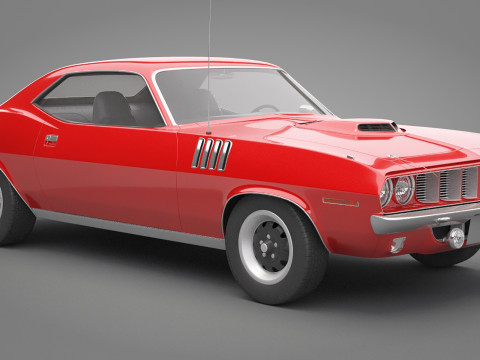 Generic Old Car 01 3D Model
