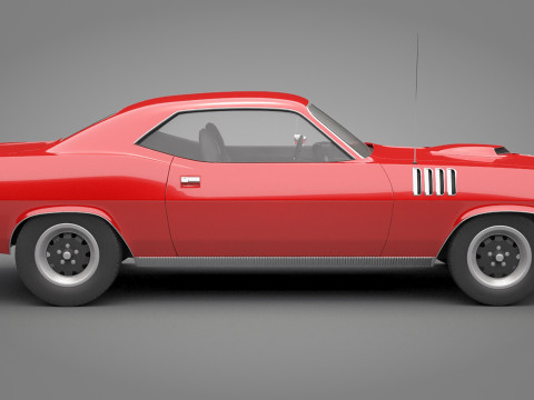 Generic Old Car 01 3D Model