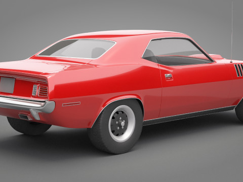 Generic Old Car 01 3D Model