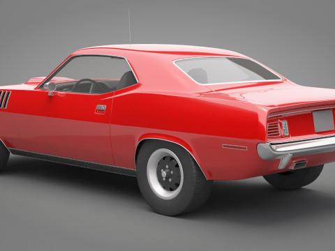 Generic Old Car 01 3D Model