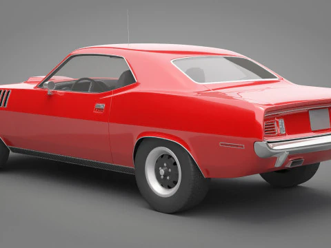 Generic Old Car 01 3D Model