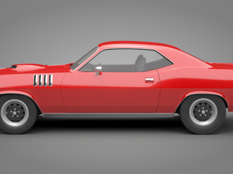 Generic Old Car 01 3D Model