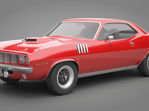 Generic Old Car 01 3D Model