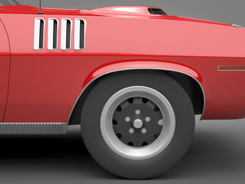 Generic Old Car 01 3D Model